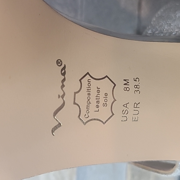 Nina, Size 8, Glitter sandal with kitten heel - Picture 6 of 6